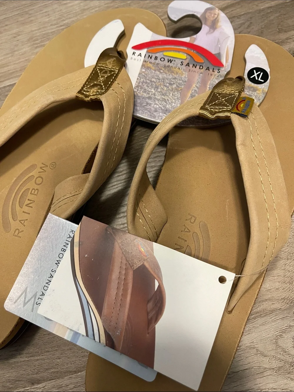 Rainbow Women’s Sierra Brown Leather Sandals NEW WITH TAGS